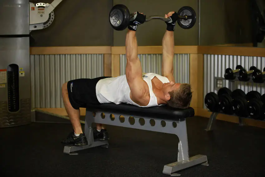 The Supine Skull Tickle: Flat-Back EZ Bar Arm Crusher Classic
