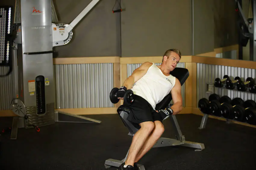 Leaning Lateral Lift — Incline Bench Shoulder Wing