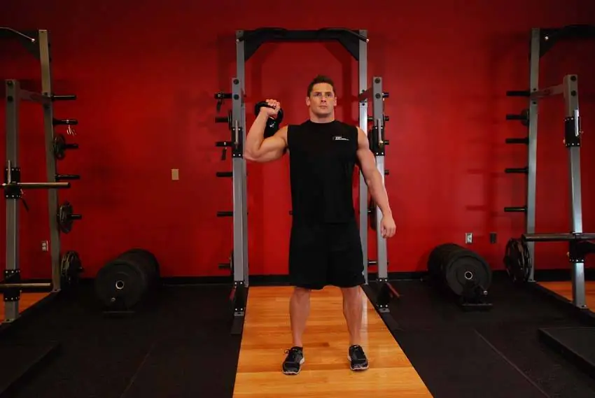 Diagonal Iron Sky — Solo Kettlebell Angled Overhead Lock
