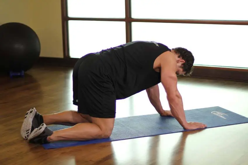 The Half Grasshopper Yoga Pose